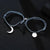 Moon and Star Couples Magnetic Bracelets-Couple Bracelet-Auswara