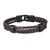 Multi Strand Brown Leather Bracelet-Leather Bracelet-Auswara