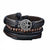 Multilayer Leather Braided Bracelet-Set Bracelet-Auswara