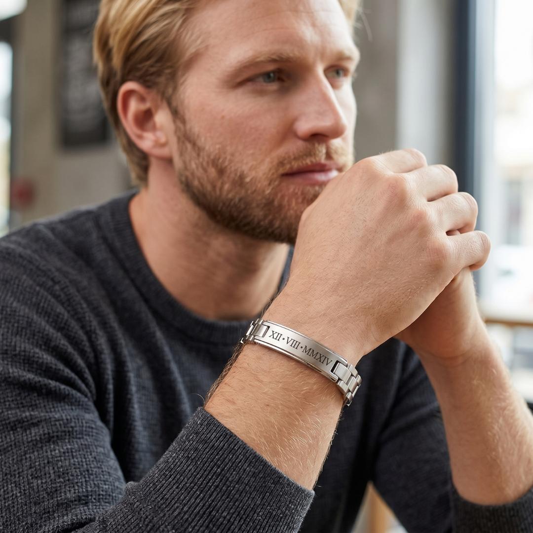 Northpoint Personalised Men Bracelet-Personalised Bracelet-Auswara