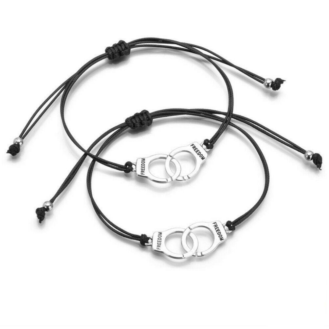 Matching Couple Bracelet Handmade Wax Rope Bangle Braided Friendship  Bracelets | eBay