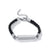 Personalised 4 Sided Bar Rope Bracelet-Personalised Bracelet-Auswara