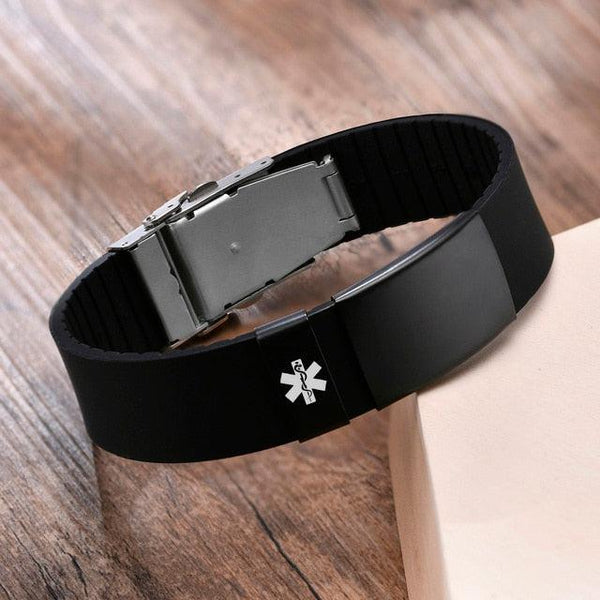 Men's Medical Alert Bracelets Engraved & Shipped From Australia Auswara