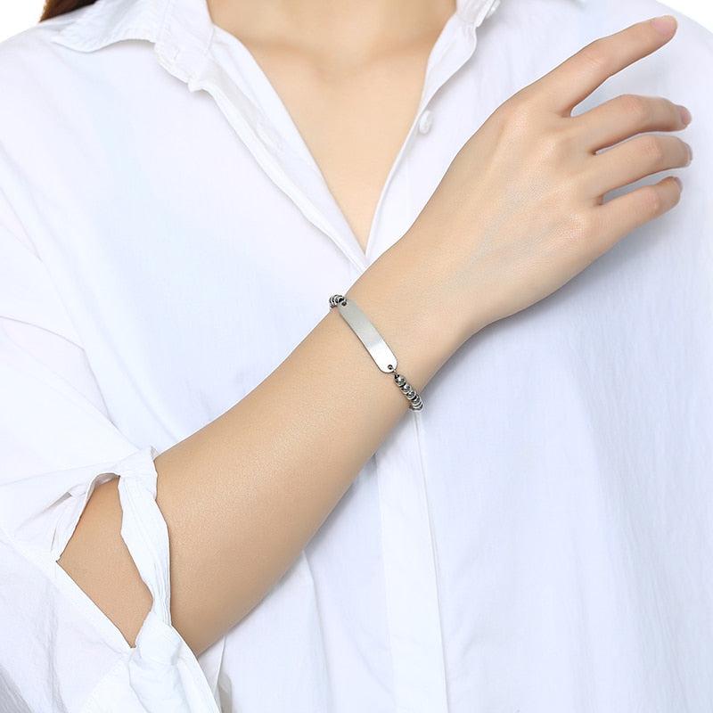 Personalised Couples Matching Bead Bracelets-Couple Bracelet-Auswara