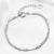 Personalised Cubic Zirconia Skinny Bar Bracelet-Women Bracelets-Auswara