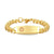 Personalised Gold Colour Medical Alert Chain Bracelet-Medical ID Bracelet-Auswara