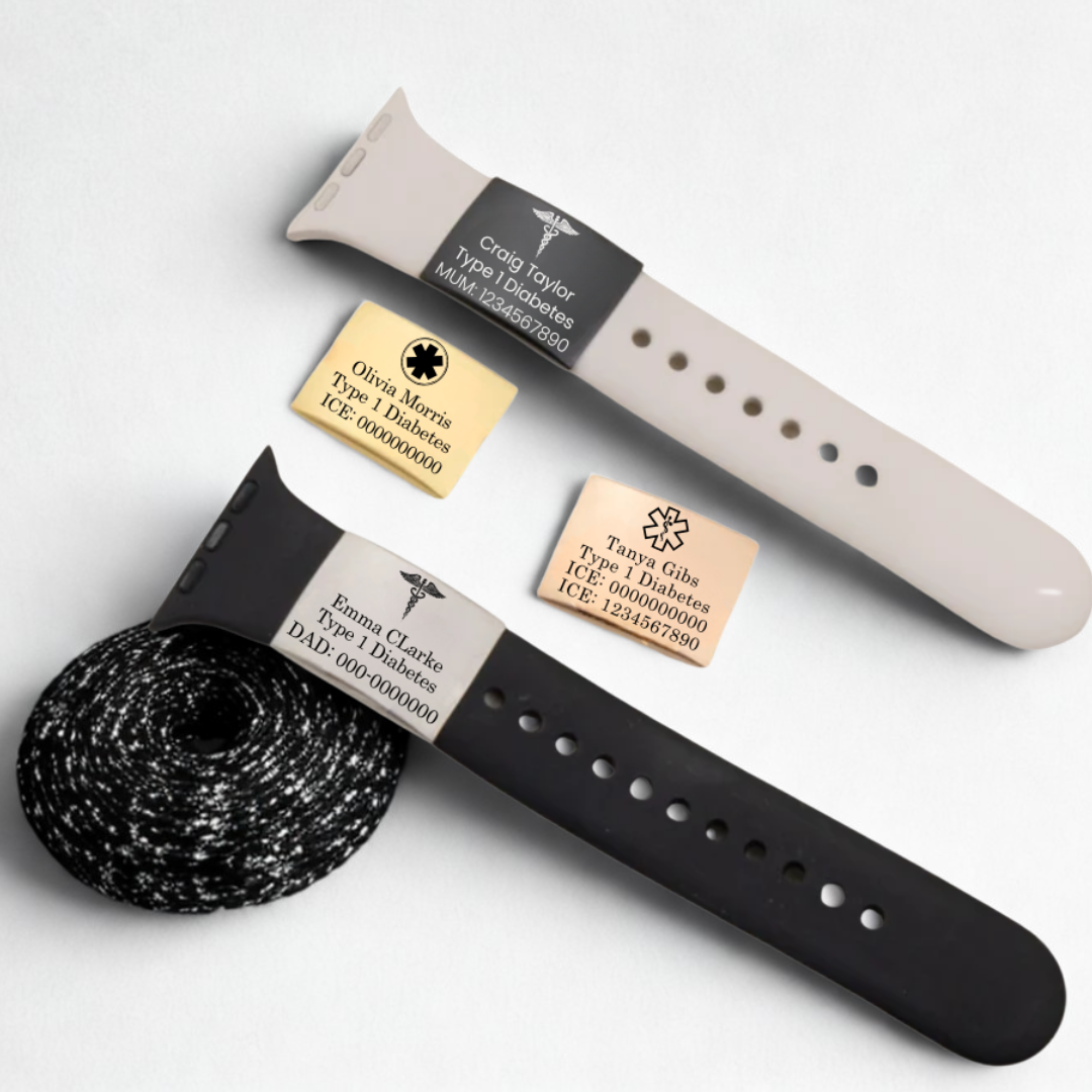 Personalised ID Tag for Watch Band & Fitness Trackers