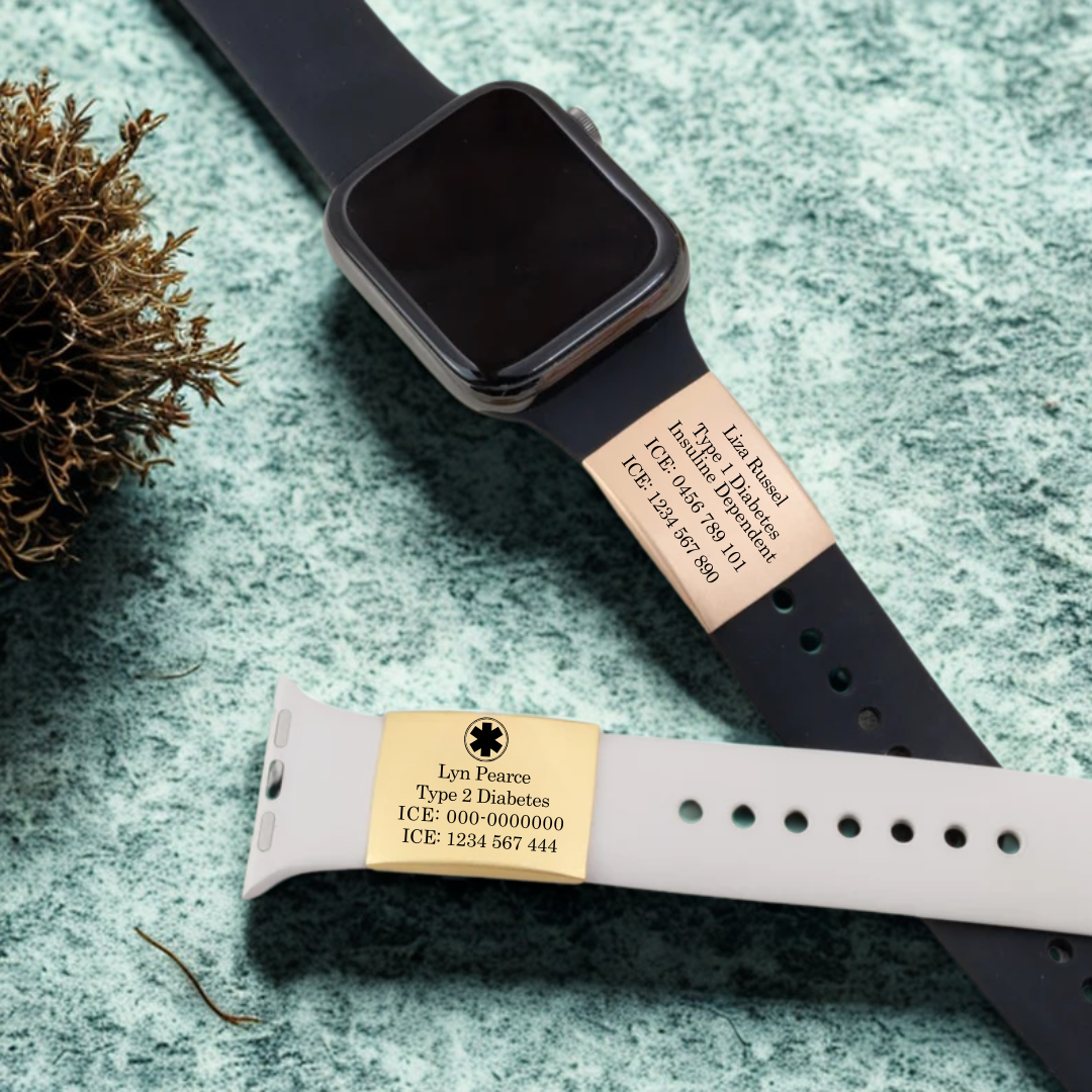 Personalised ID Tag for Watch Band & Fitness Trackers