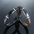 Personalised Leather Bracelet with Black Bar (OLD TEMPLATE)-Personalised Bracelet-Auswara