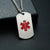 Personalised Medical Silver Colour ID Tag Necklace-Medical Necklace-Auswara