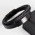 Personalised Multi-Strand Bracelet with Engraved Bar (OLD TEMPLATE)-Personalised Bracelet-Auswara