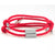 Personalised Red Engraved Magnetic Couple Bracelet Set-Couple Bracelet-Auswara