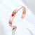 Personalised Rose Gold Colour Medical Cuff Bracelet-Medical ID Bracelet-Auswara