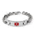 Personalised Silver Colour Emergency Medical Alert Chain Bracelet-Medical ID Bracelet-Auswara