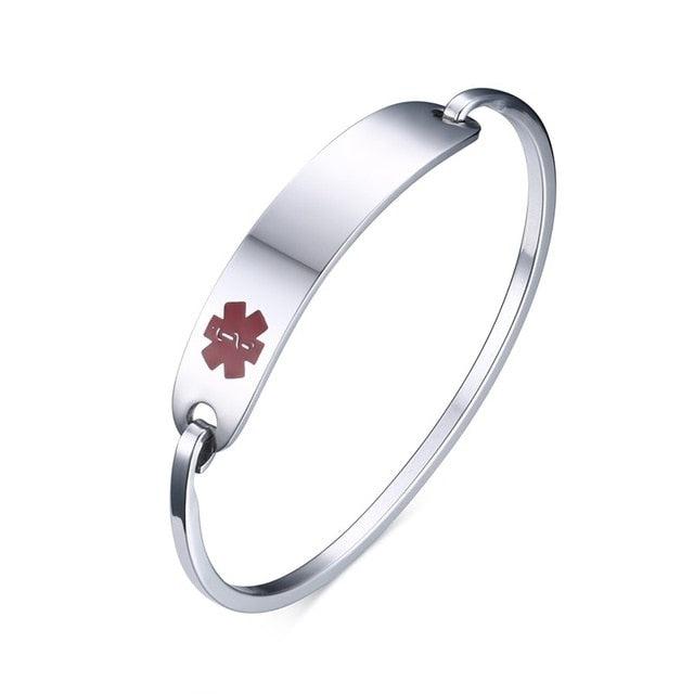 Medical alert bangle bracelet 2025