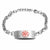 Personalised Stainless Steel Medical Alert Chain Bracelet-Medical ID Bracelet-Auswara