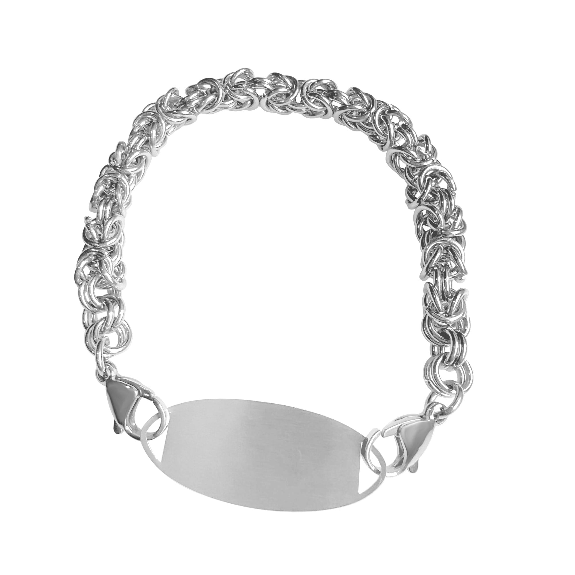 Personalised Thick Chain Medical Alert Bracelet-Medical ID Bracelet-Auswara