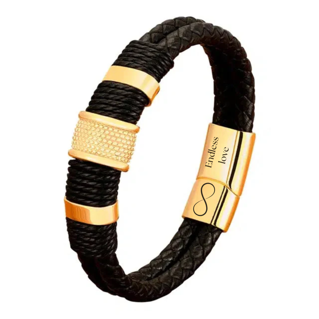 Signature Duo Personalised Braided Bracelet
