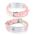 Pink Leather Medical Alert ID Bracelet-Medical ID Bracelet-Auswara