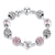 Pink Love Charm Bracelet-Women Bracelets-Auswara