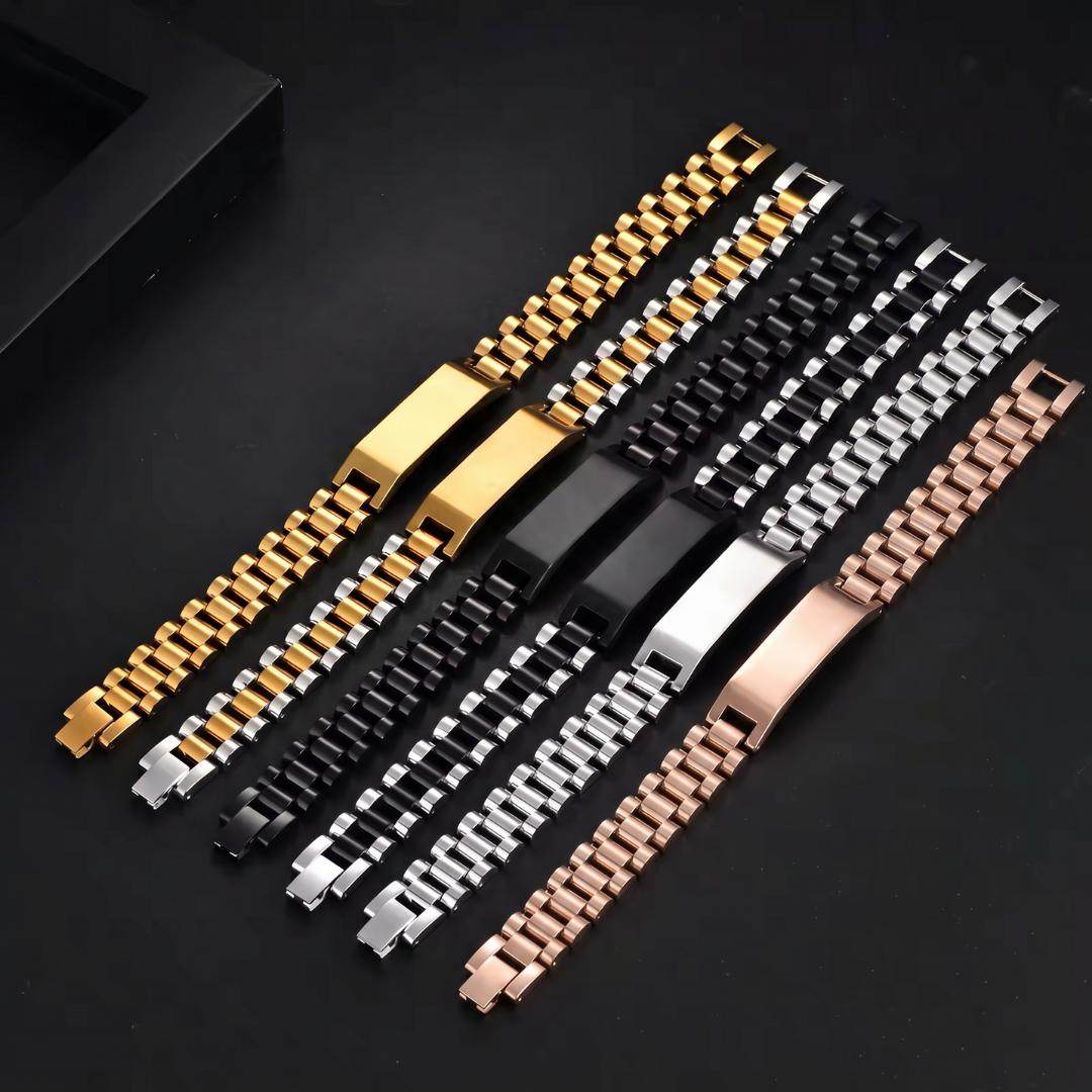 PrimeLink Personalised Unisex Bracelet-Personalised Bracelet-Auswara