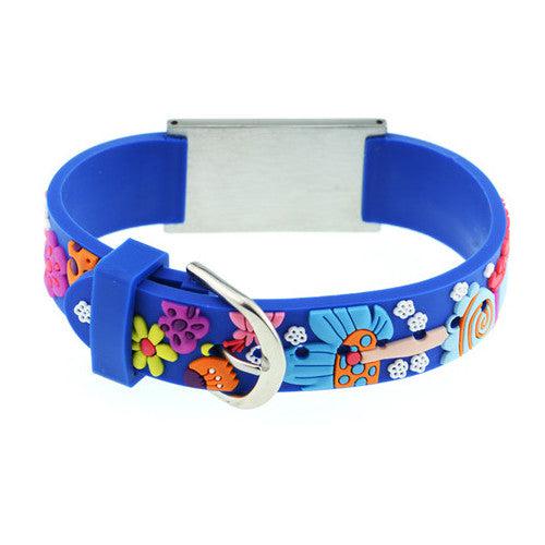 Princess & Flowers Kids Medical Alert Bracelet-Kids Medical Alert Bracelet-Auswara