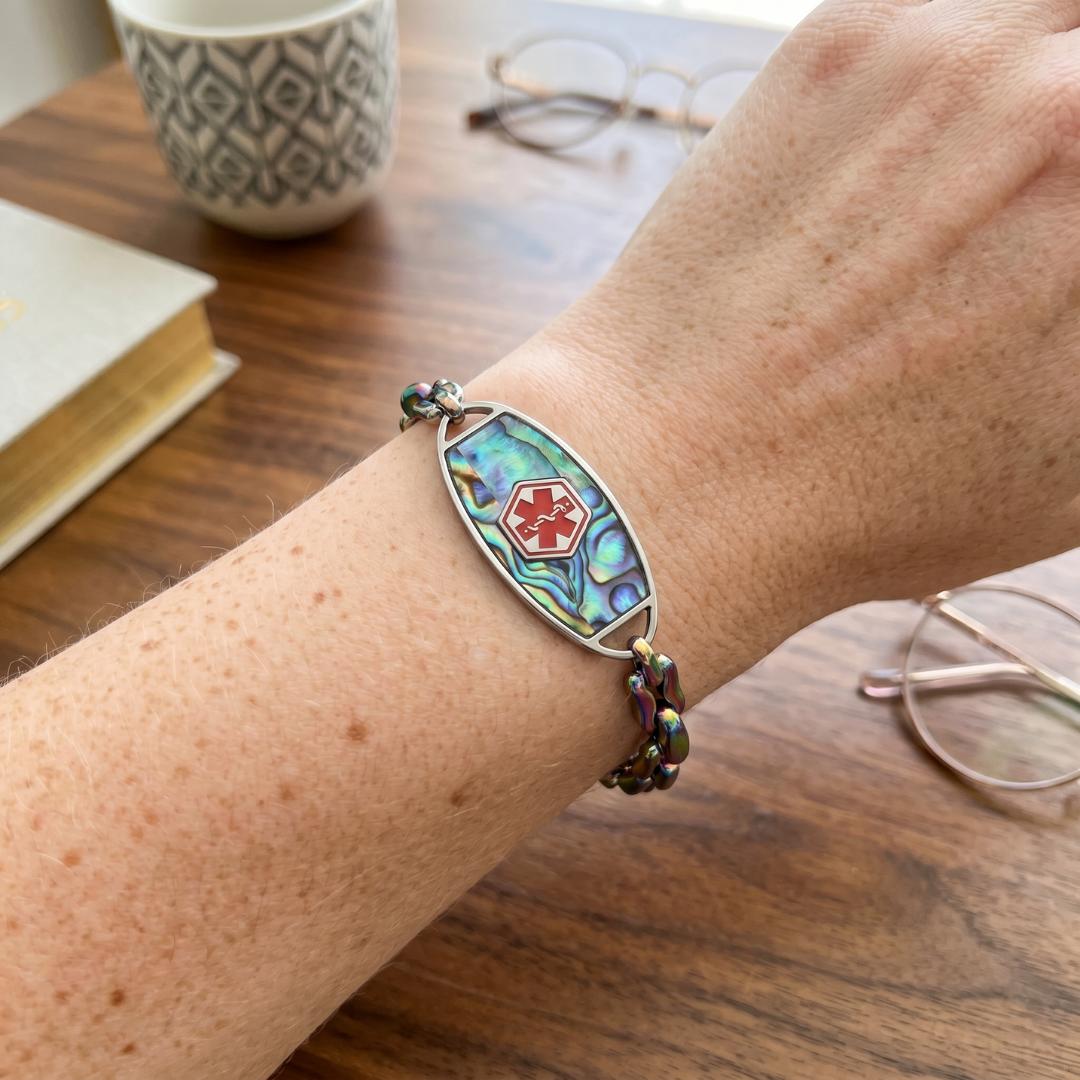 Radiant Tide Medical ID Bracelet-Medical ID Bracelet-Auswara
