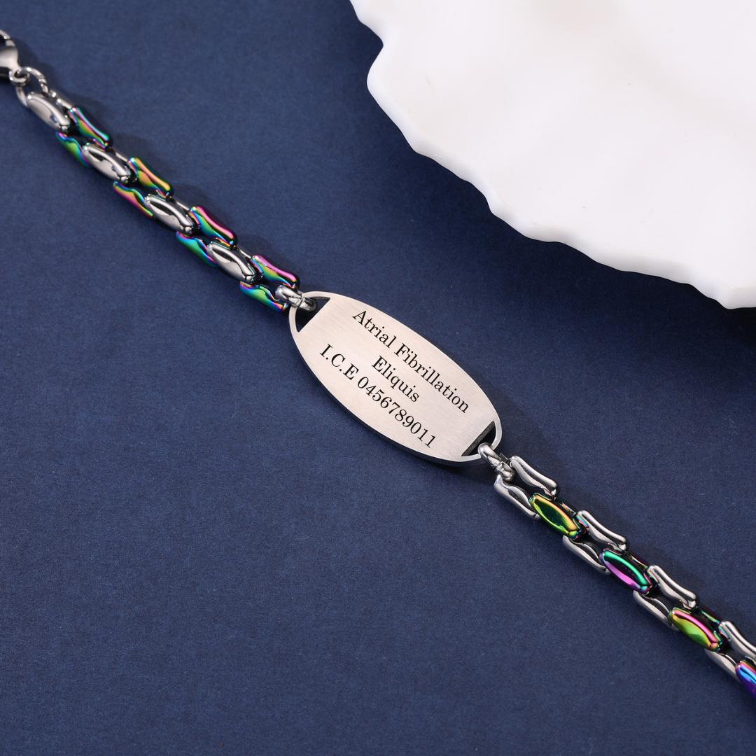 Radiant Tide Medical ID Bracelet-Medical ID Bracelet-Auswara