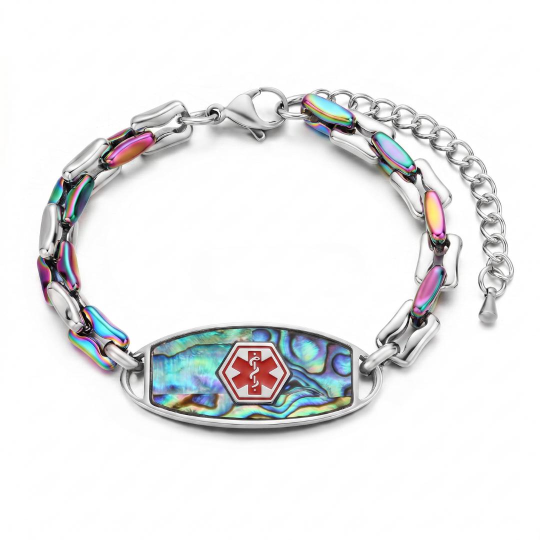 Radiant Tide Medical ID Bracelet-Medical ID Bracelet-Auswara