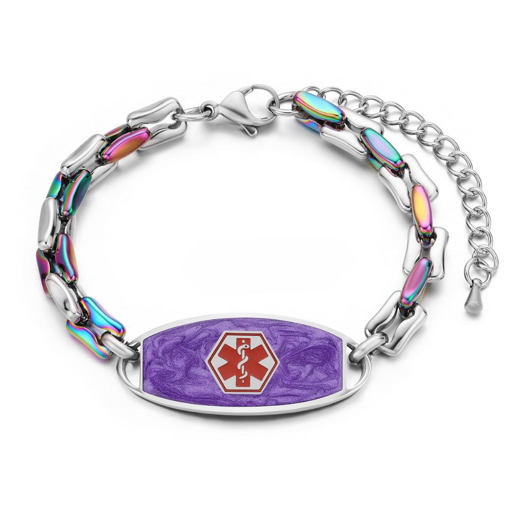 Radiant Tide Medical ID Bracelet-Medical ID Bracelet-Auswara