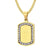 Rectangular Medical Alert Necklace with Cubic Zirconia-Medical Necklace-Auswara