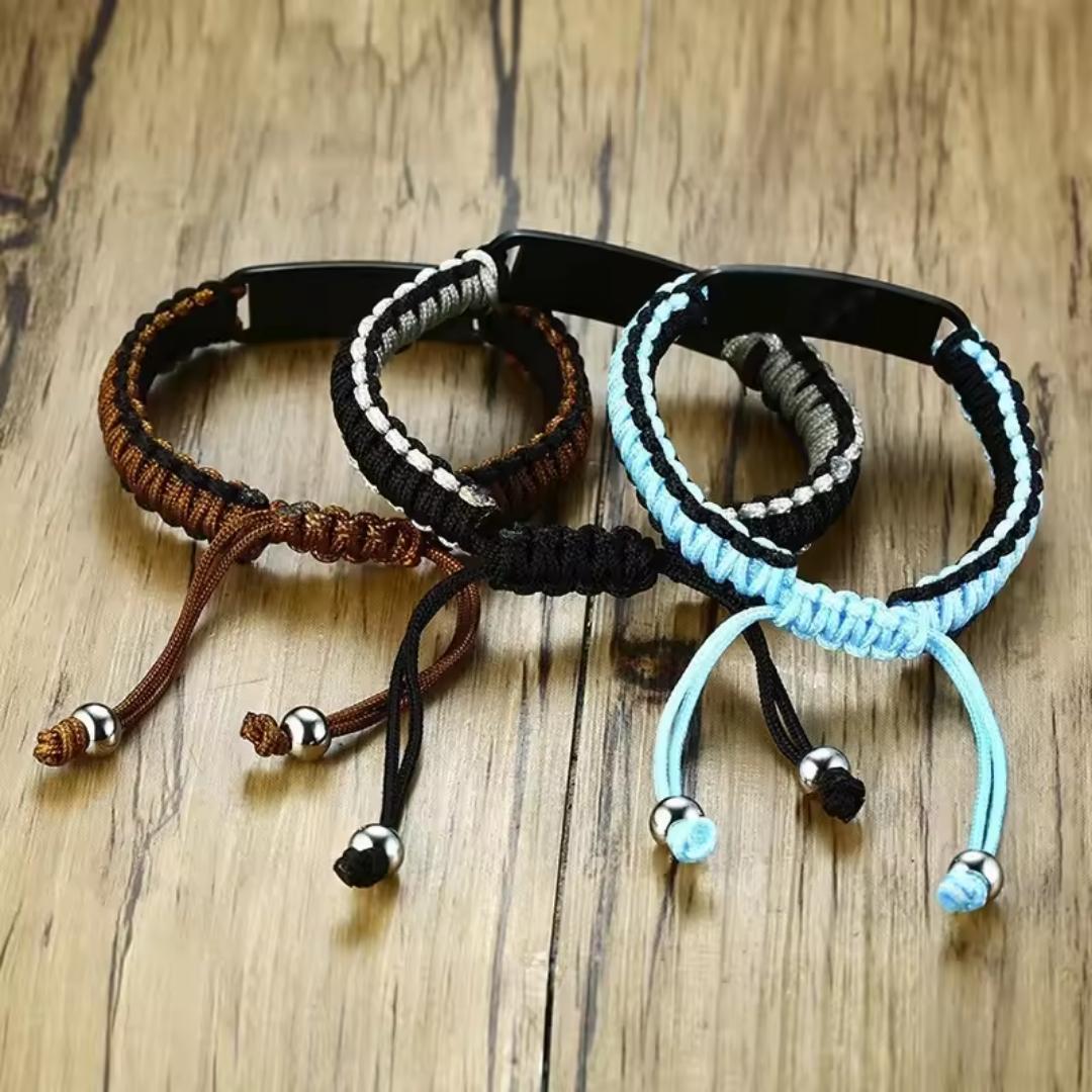 RescueLink Adjustable Medical ID Bracelet-Medical ID Bracelet-Auswara