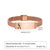 Rose Gold Mesh Autism Medical ID Bracelet-Medical ID Bracelet-Auswara