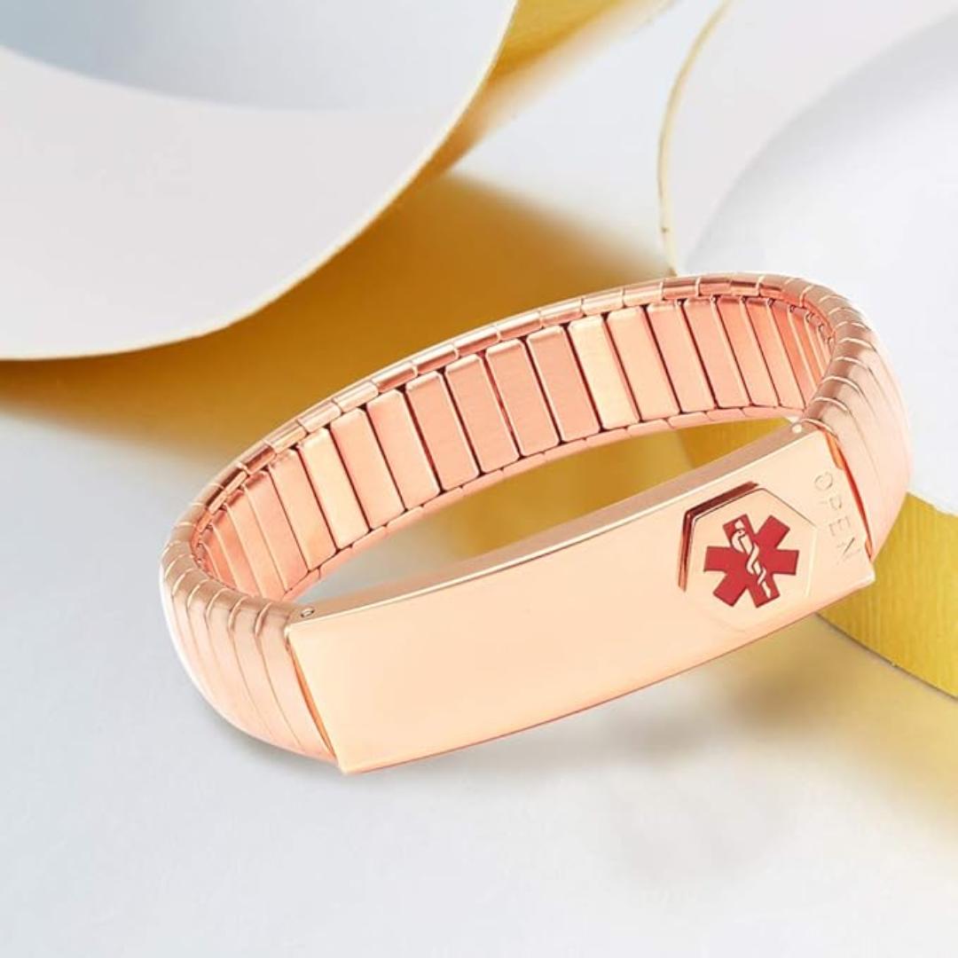 RoseVault Medical ID Bracelet-Medical ID Bracelet-Auswara