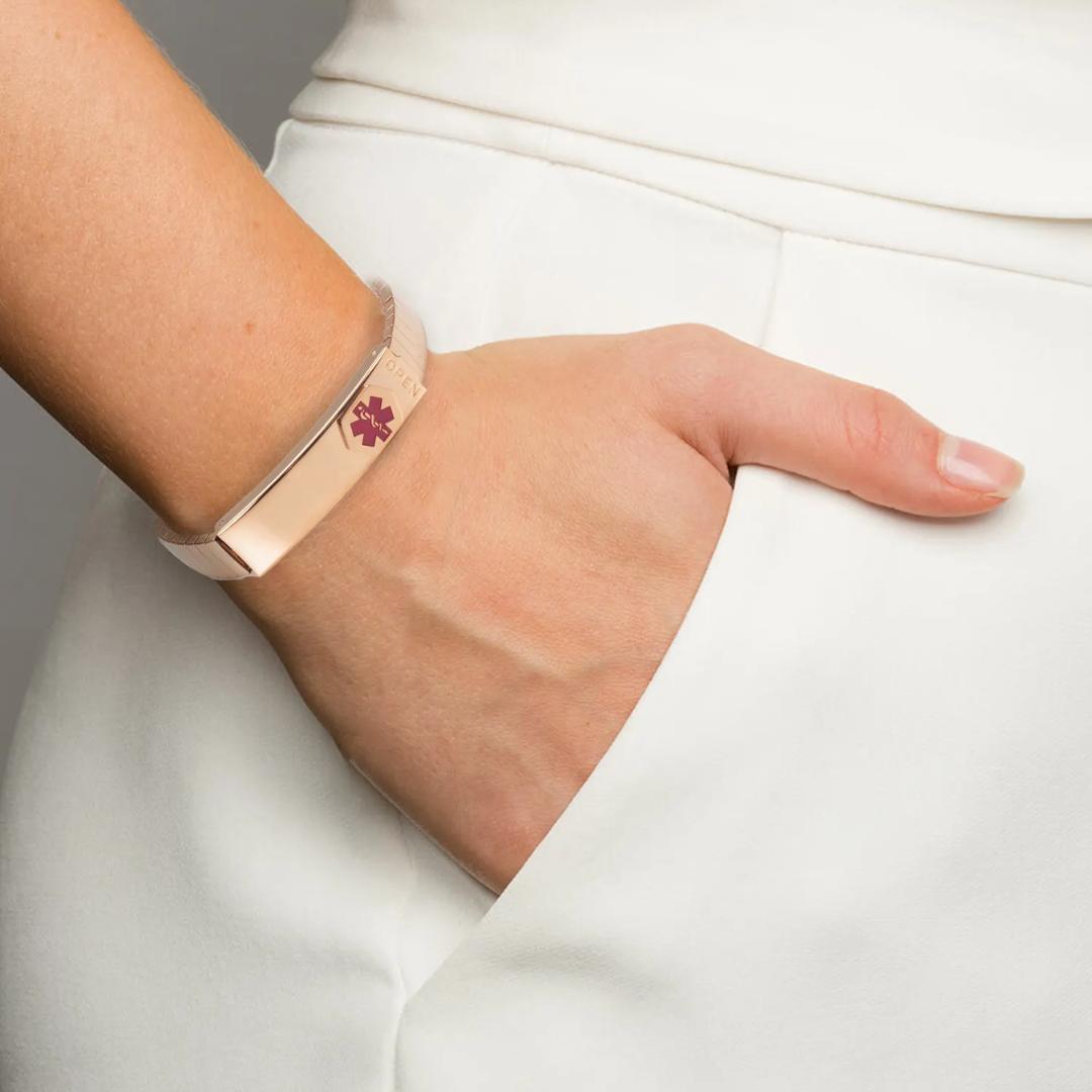 RoseVault Medical ID Bracelet-Medical ID Bracelet-Auswara