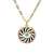 Round Evil Eye Necklace-Evil Eye Necklace-Auswara
