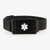 Roxie Medical Alert Bracelet with Magnetic Closure – Black-Medical ID Bracelet-Auswara