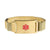 Roxie Medical Alert Bracelet with Magnetic Closure – Gold Colour-Medical ID Bracelet-Auswara