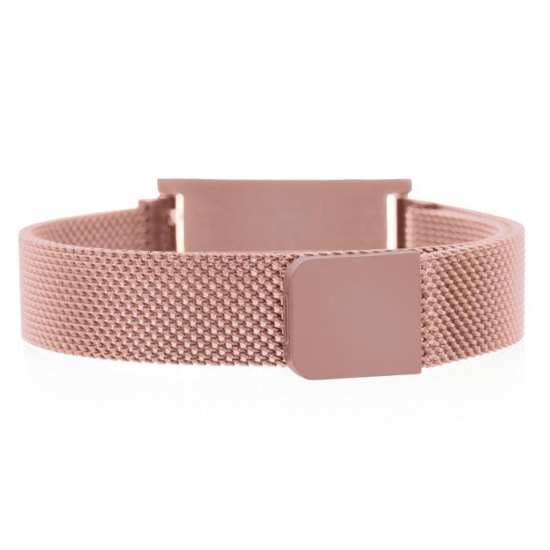 Roxie Medical Alert Bracelet with Magnetic Closure – Rose Gold-Medical ID Bracelet-Auswara