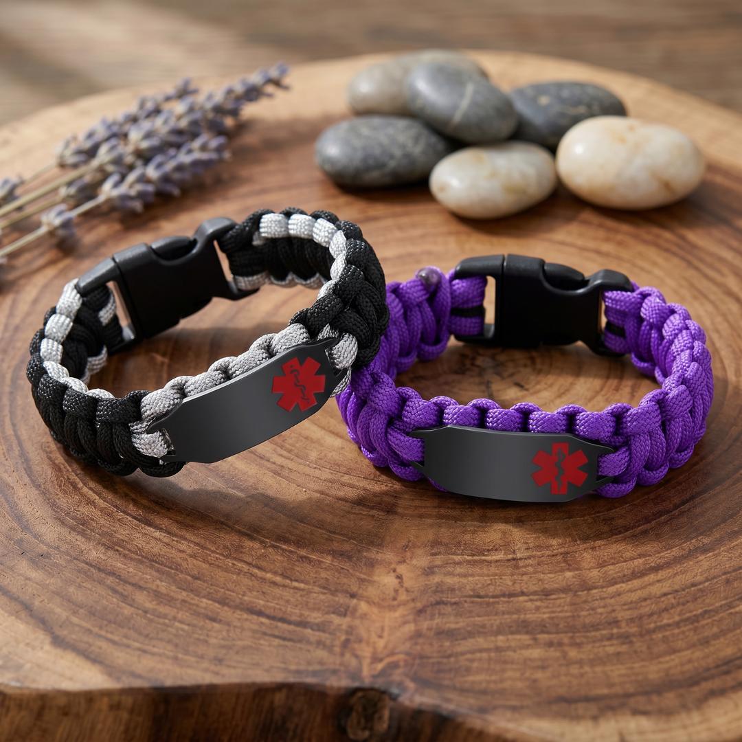 SafeTrail Emergency Medical Bracelet-Medical ID Bracelet-Auswara