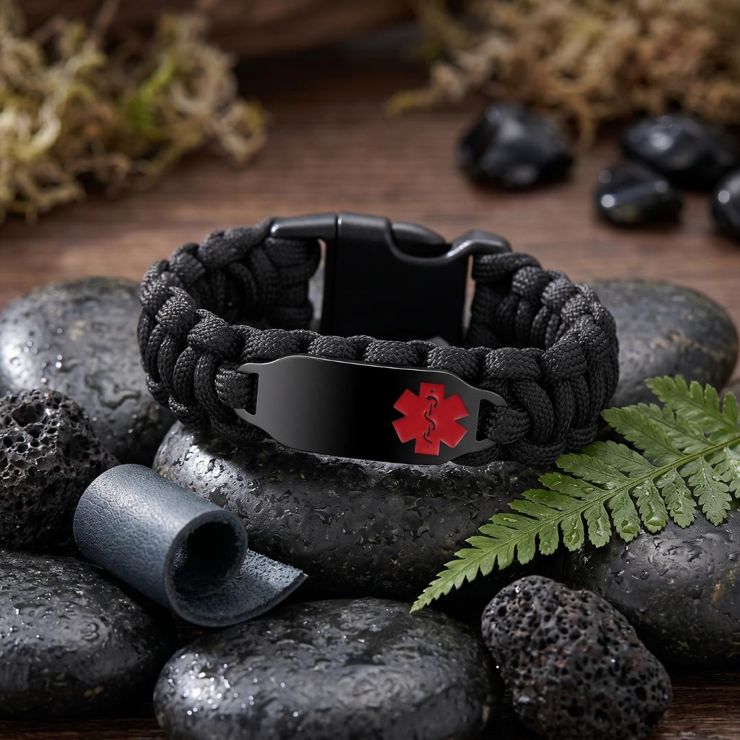 SafeTrail Emergency Medical Bracelet-Medical ID Bracelet-Auswara