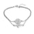Saint Benedict Cross Bracelet in Silver Colour-Cross Bracelet-Auswara