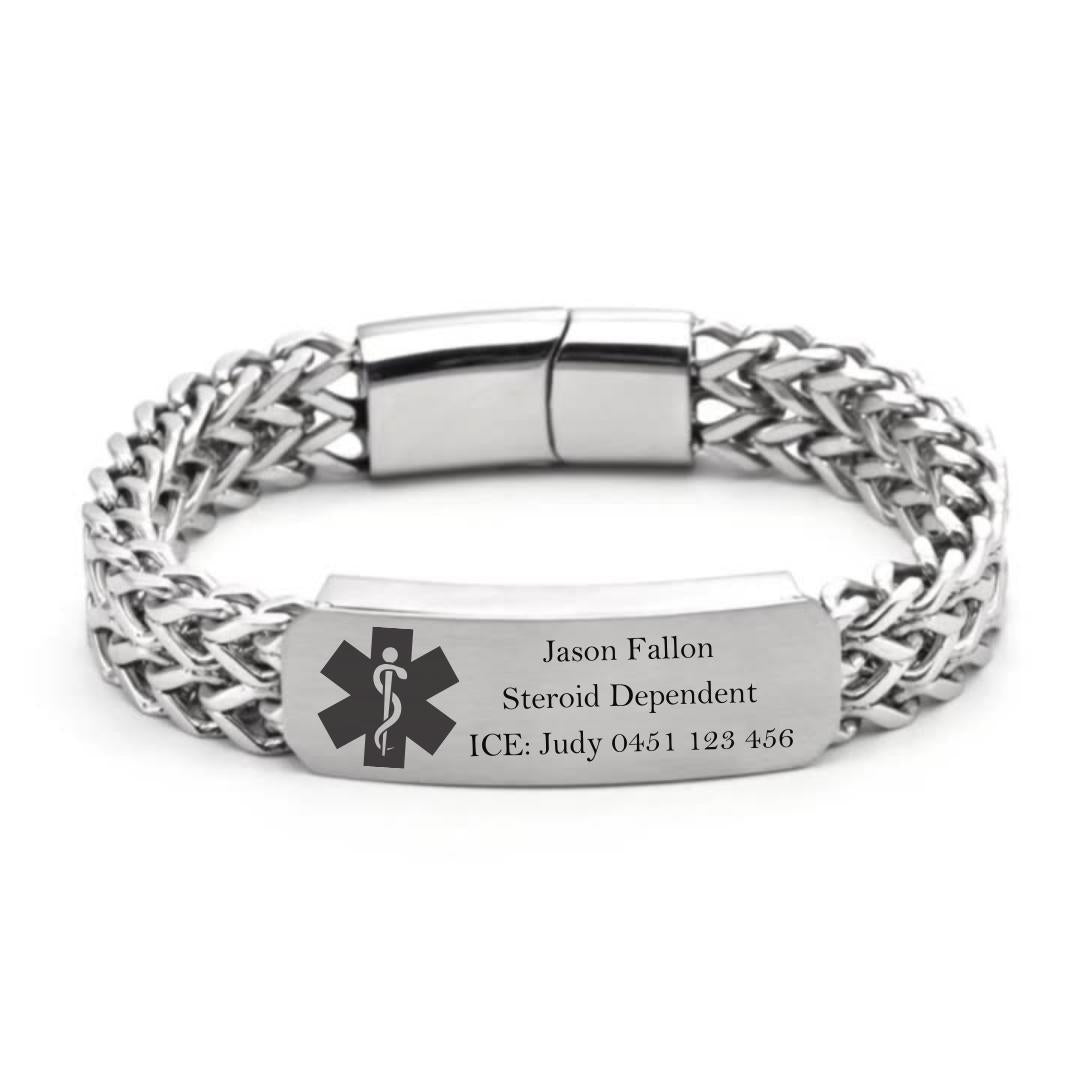 Sentinel Weave Medical ID Bracelet-Medical ID Bracelet-Auswara