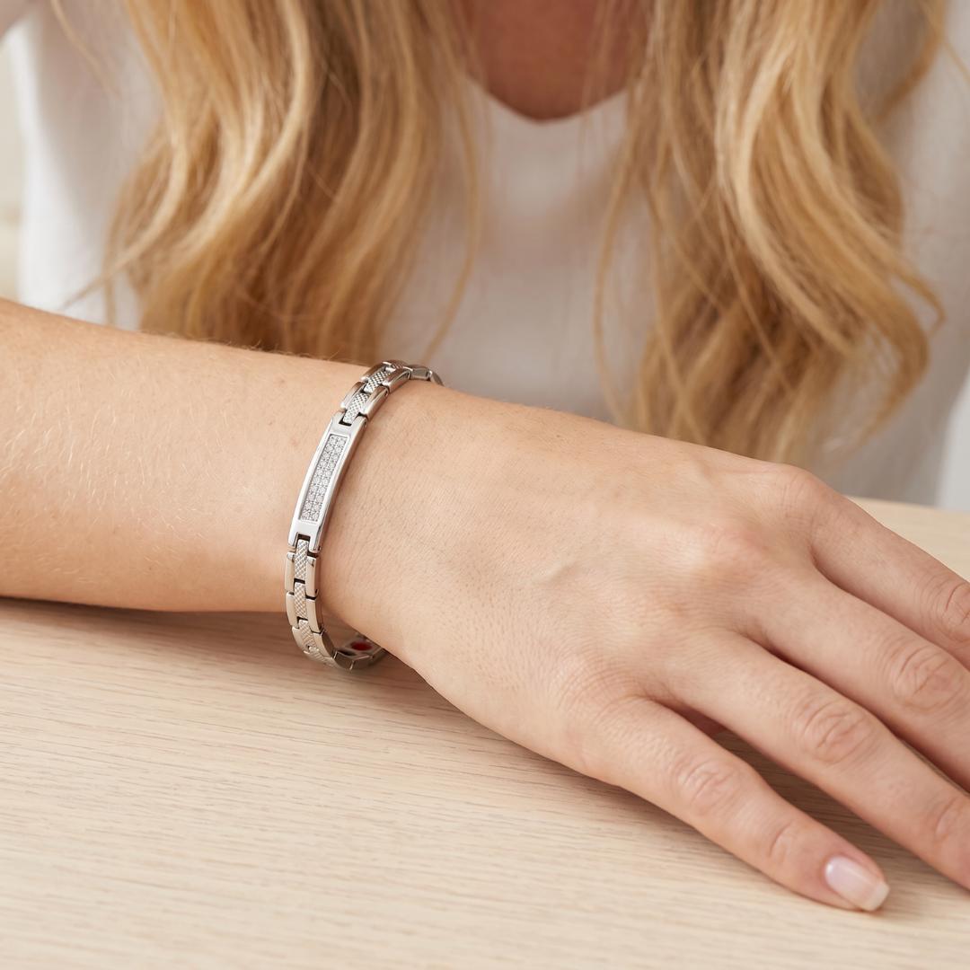 Seraphina Balance Personalised Women Bracelet-Women Bracelets-Auswara
