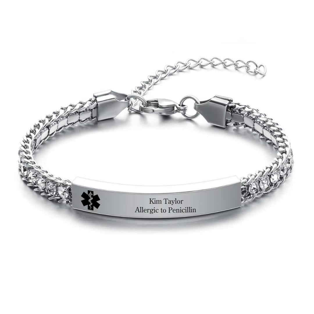 Seraphine Chain Women Medical Bracelet-Medical ID Bracelet-Auswara