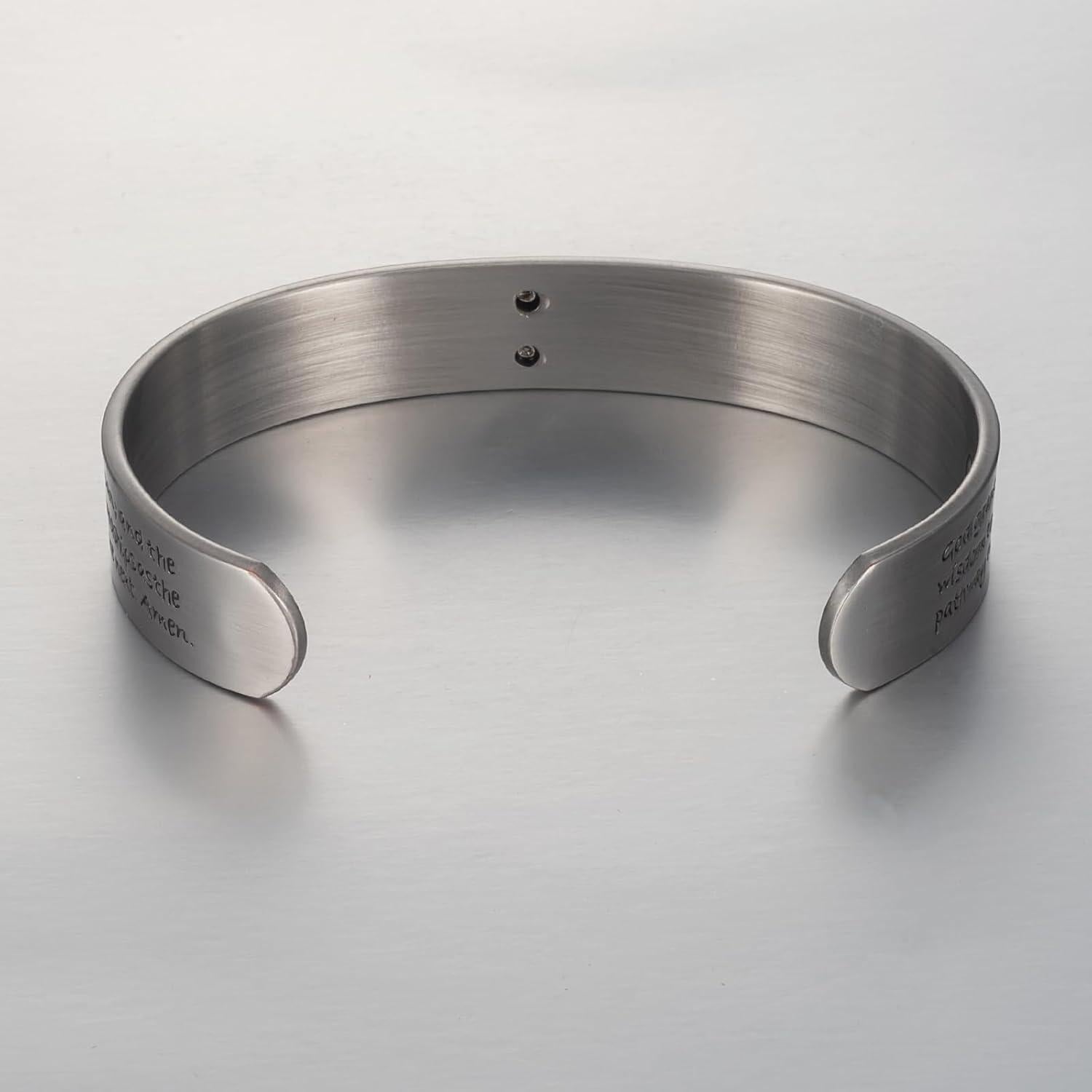 Serenity Light Custom Cuff - Limited Edition-Cross Bracelet-Auswara