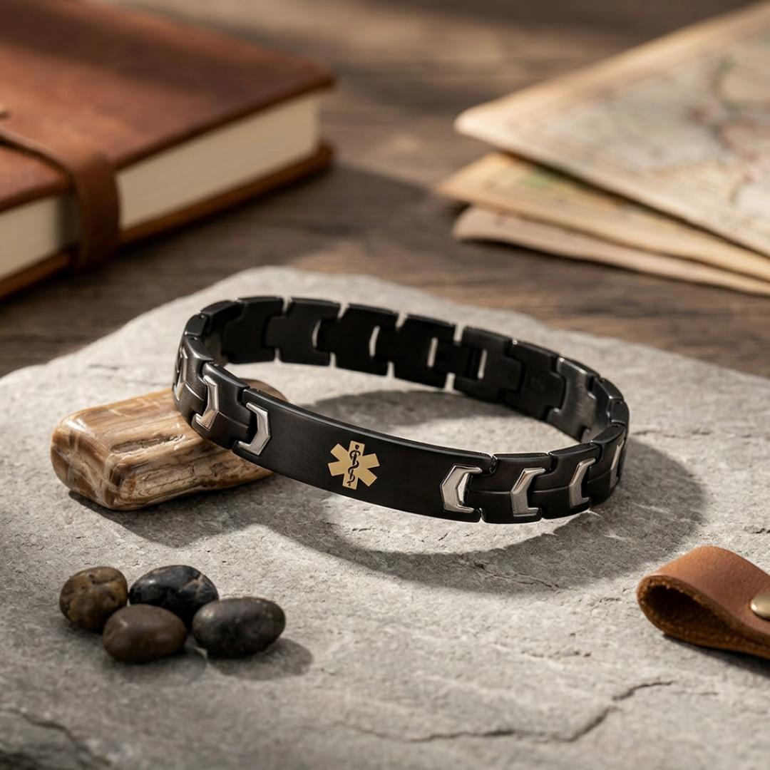 ShadowLink Personalised Medical Bracelet-Medical ID Bracelet-Auswara