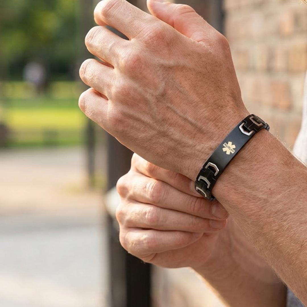 ShadowLink Personalised Medical Bracelet-Medical ID Bracelet-Auswara