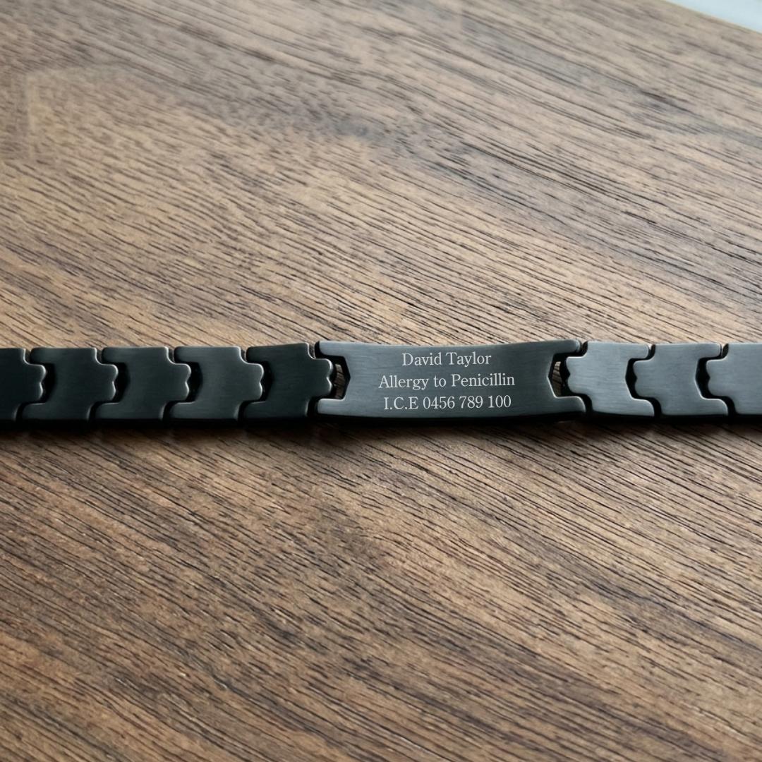 ShadowLink Personalised Medical Bracelet-Medical ID Bracelet-Auswara