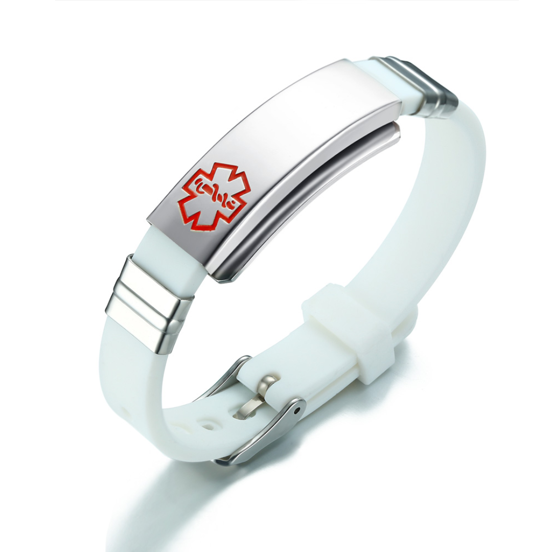 Silicone Custom Medical ID Band